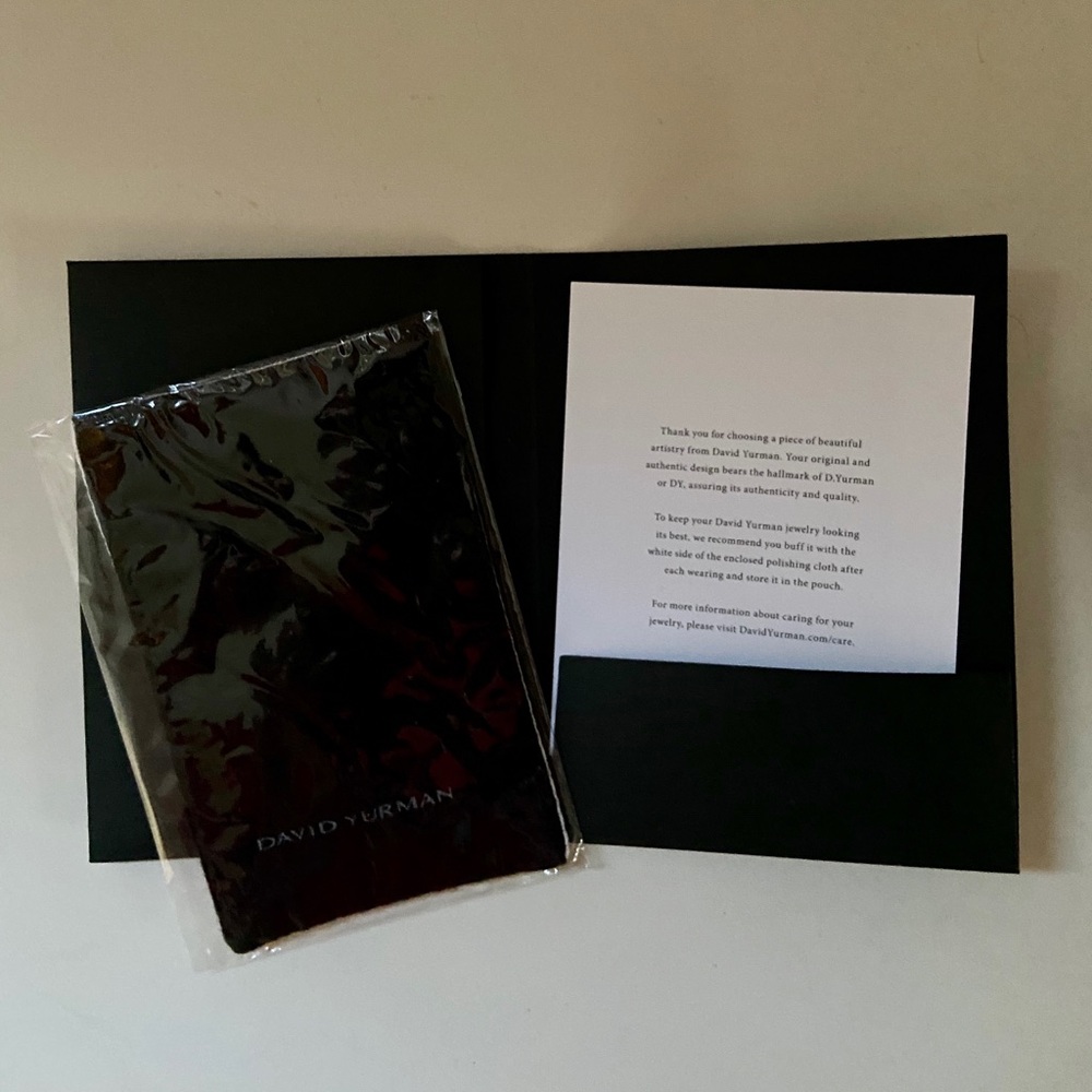 David Yurman Certificate/Buffer
